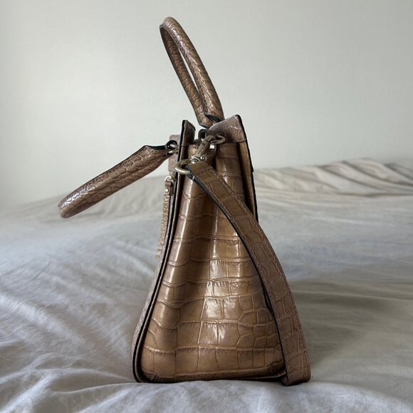 Kate Spade Croc-Embossed Satchel - Picture 5 of 7